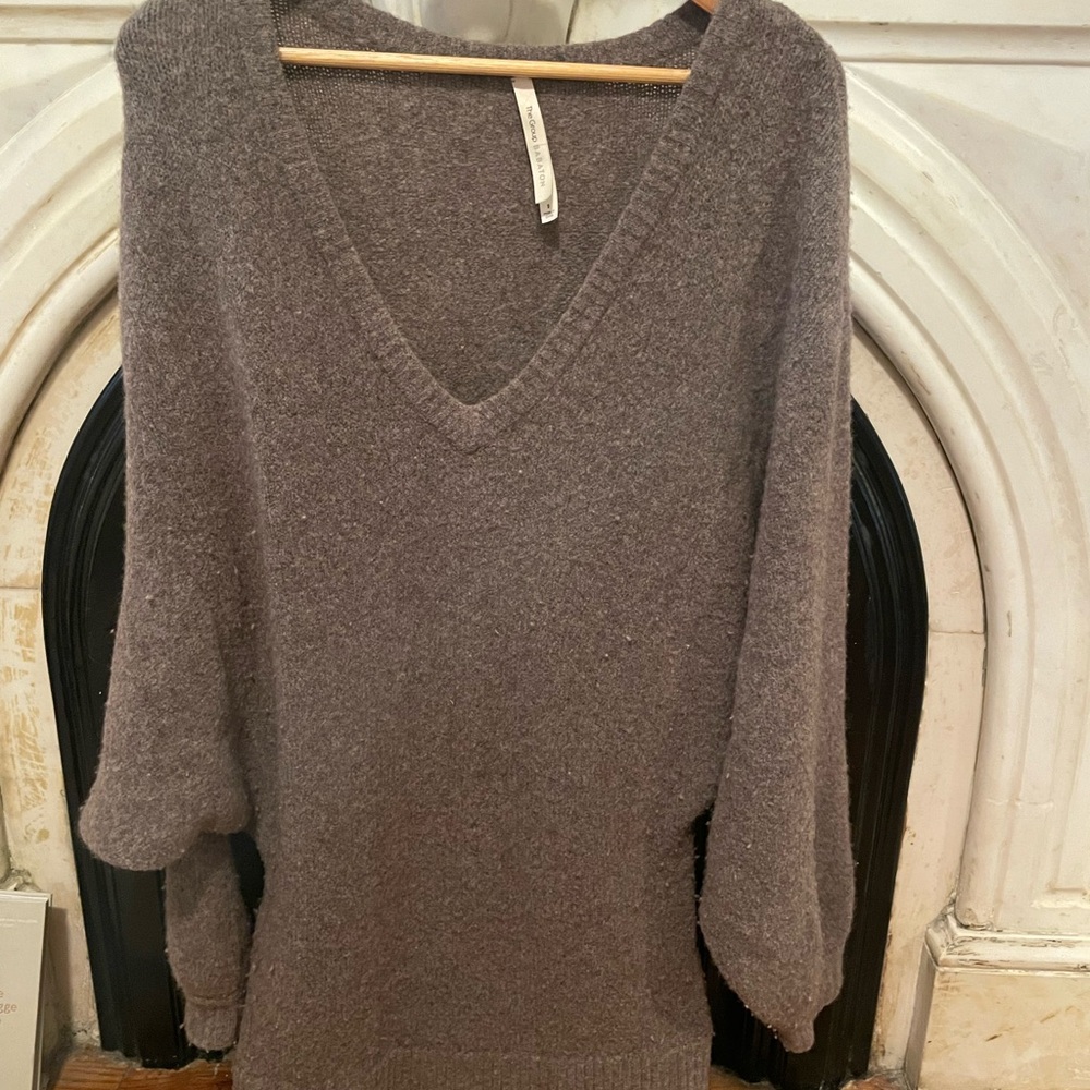 The Group Babaton sweater dress brown size 2